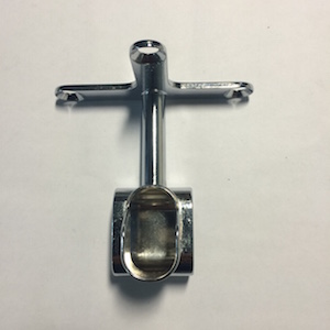 3 Ways support for oval tubes 15/30mm